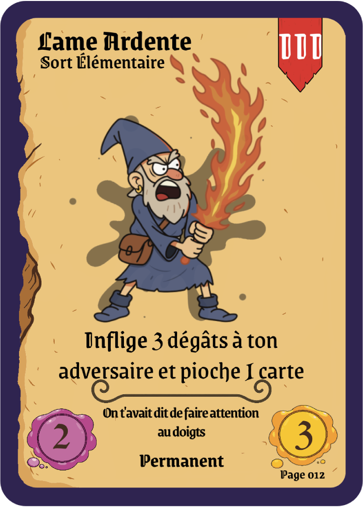 Carte de sort La Boutique de Sorts