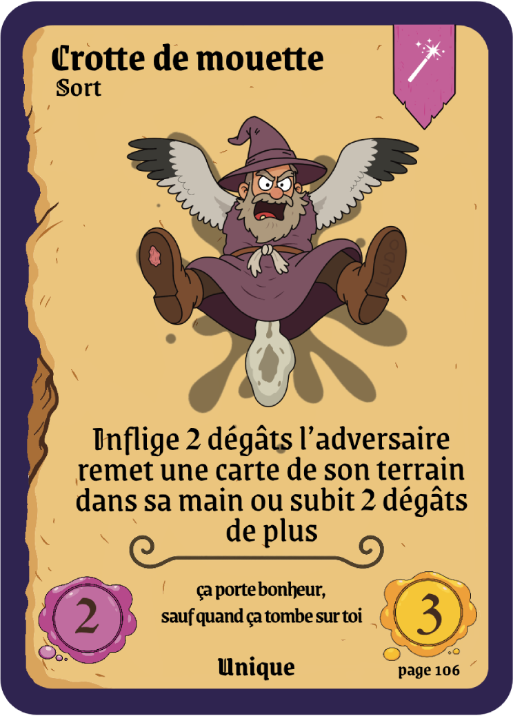 Carte de sort La Boutique de Sorts